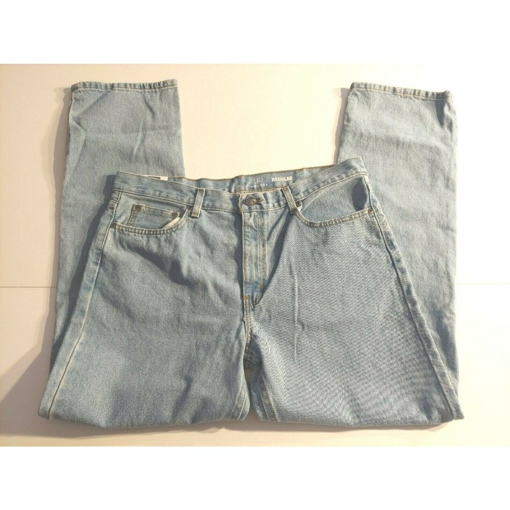 George‎ Regular Fit Denim Jeans Men's Straight Leg Cotton